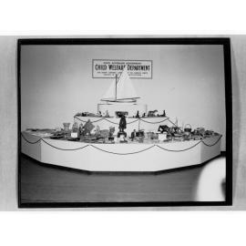 Child Welfare Department craft exhibit