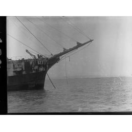 SS 'Dimsdale' after Wonga Shoal collision