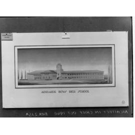 Adelaide Boys High School, South Australia, architectural drawing