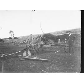 Excavating at Mypolonga,  double mould board channel burster