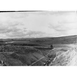 Bundaleer - showing men excavating new channel