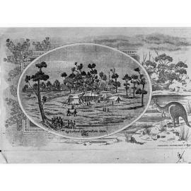 Agricultural & Horticultural Show, 1845  - Sketch by S T Gill - Presented by the South Australian Company through Sir E T Smith, KCMG