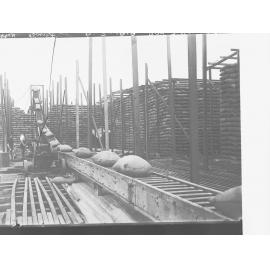 Wheat storage at Keswick - showing wheat elevator