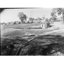 Sewers department treatment works, Woodside