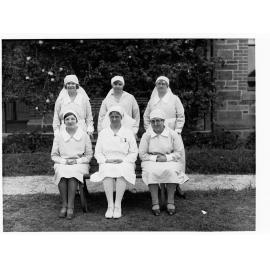 Matron and nurses at Minda Home, Brighton, c1931