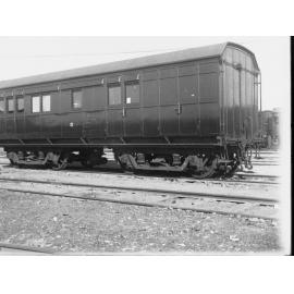 Railway Carriage on tracks (Ambulance Carriage) - Railway Commissioner's Report