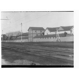Race course buildings - exterior view