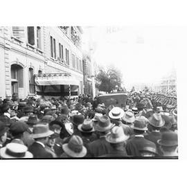 Official Opening of Recruiting Depot, Currie Street Adelaide 