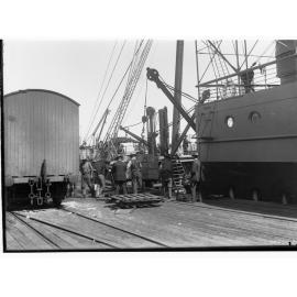 Loading goods at Government Produce Department