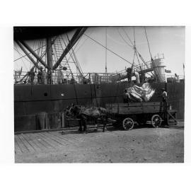 Produce depot at Port Adelaide exporting frozen carcass