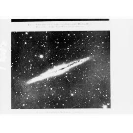 Faint spiral nebula in the constellation of the hunting dogs