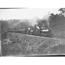 SAR "R" class locomotives, near Upper Sturt, no. 96 and 20