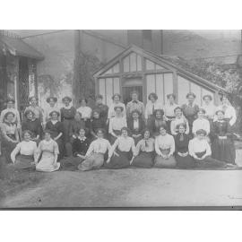 Group of female immigrants,  arrived on ship "Beltana"