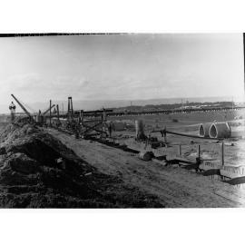 Glenelg Sewerage showing men working