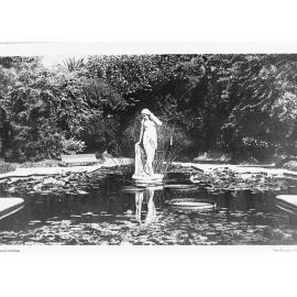 Statue in Centre of a Pond in the Botanical Gardens