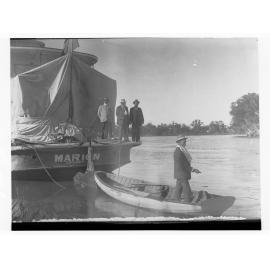 Paddlesteamer the Marion at Berri Landing - Members of Parliament Tour of River Murray