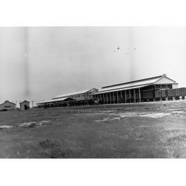 Horses and Carts Outside Slaughter House