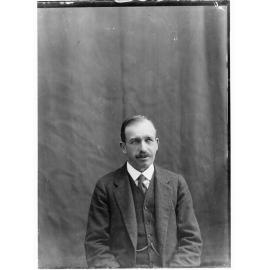 Portrait of unidentified man