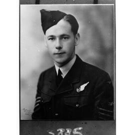 Portrait of man enlisted in Royal Australian Air Force - photo copied for Roll of Honour
