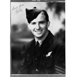 Portrait of man enlisted in Royal Australian Air Force - photo copied for Roll of Honour