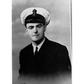 Portrait of man enlisted in Royal Australian Navy - photo copied for Roll of Honour