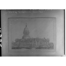 Technical drawing of Parliament House