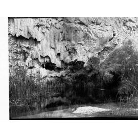 Mora Waters Flinders Ranges, man sitting on rocks