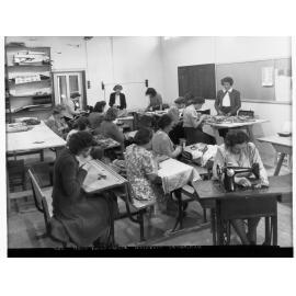 Dressmaking class - Nuriootpa Technical School