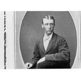 A portrait of Mr W Butterfield of Port Lincoln, circa 1885