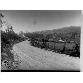 Road Near Macclesfield Showing Farm House
