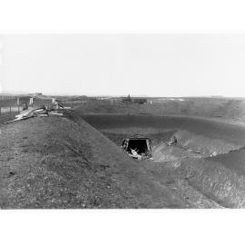 Bundaleer - puddle trench - construction of some kind