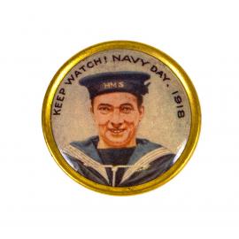 Badge , Keep Watch! Navy Day 1918