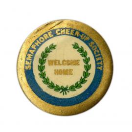 Semaphore Cheer Up Society Badge