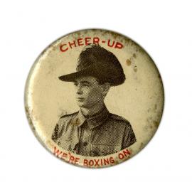 Badge - Cheer-Up We're Boxing On