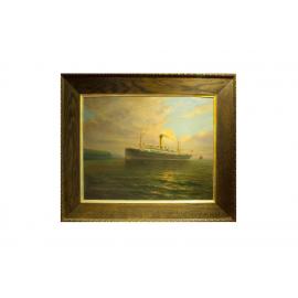 Oil Painting of the SS Yongala