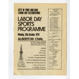 Labor Day Sports Programme, 1975