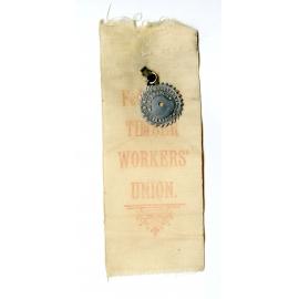 Badge on Ribbon - Federated Timber Workers.