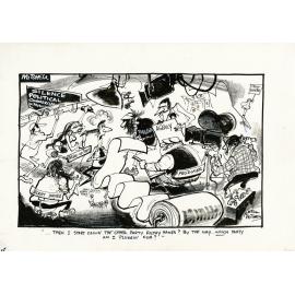 Cartoon - Political commercial