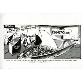 Cartoon - High powered cars