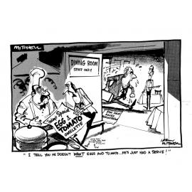 Cartoon - 'Had a Serve'