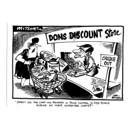 Cartoon - 'Don's Discount Store'