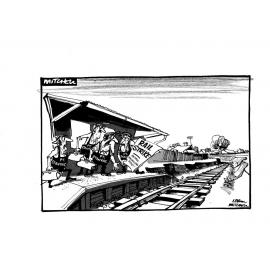 Cartoon - Rail strike