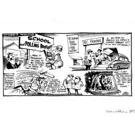 Cartoon - Mitchell's weekend