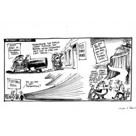 Cartoon - Mitchell's weekend