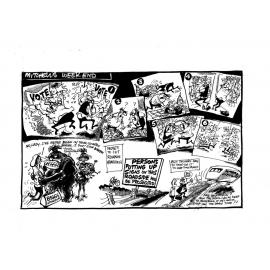 Cartoon - Mitchell's weekend