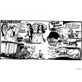 Cartoon - Mitchell's weekend