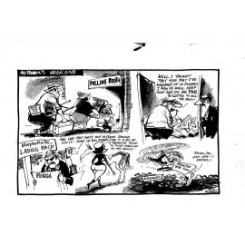 Cartoon - Mitchell's weekend