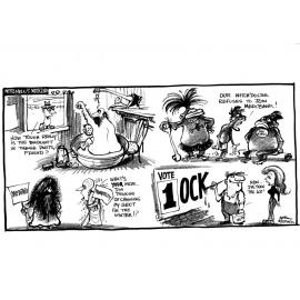 Cartoon - Mitchell's weekend