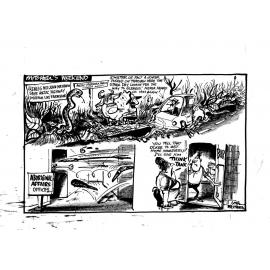 Cartoon - Mitchell's weekend