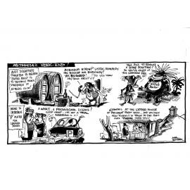 Cartoon - Mitchell's Week-end!